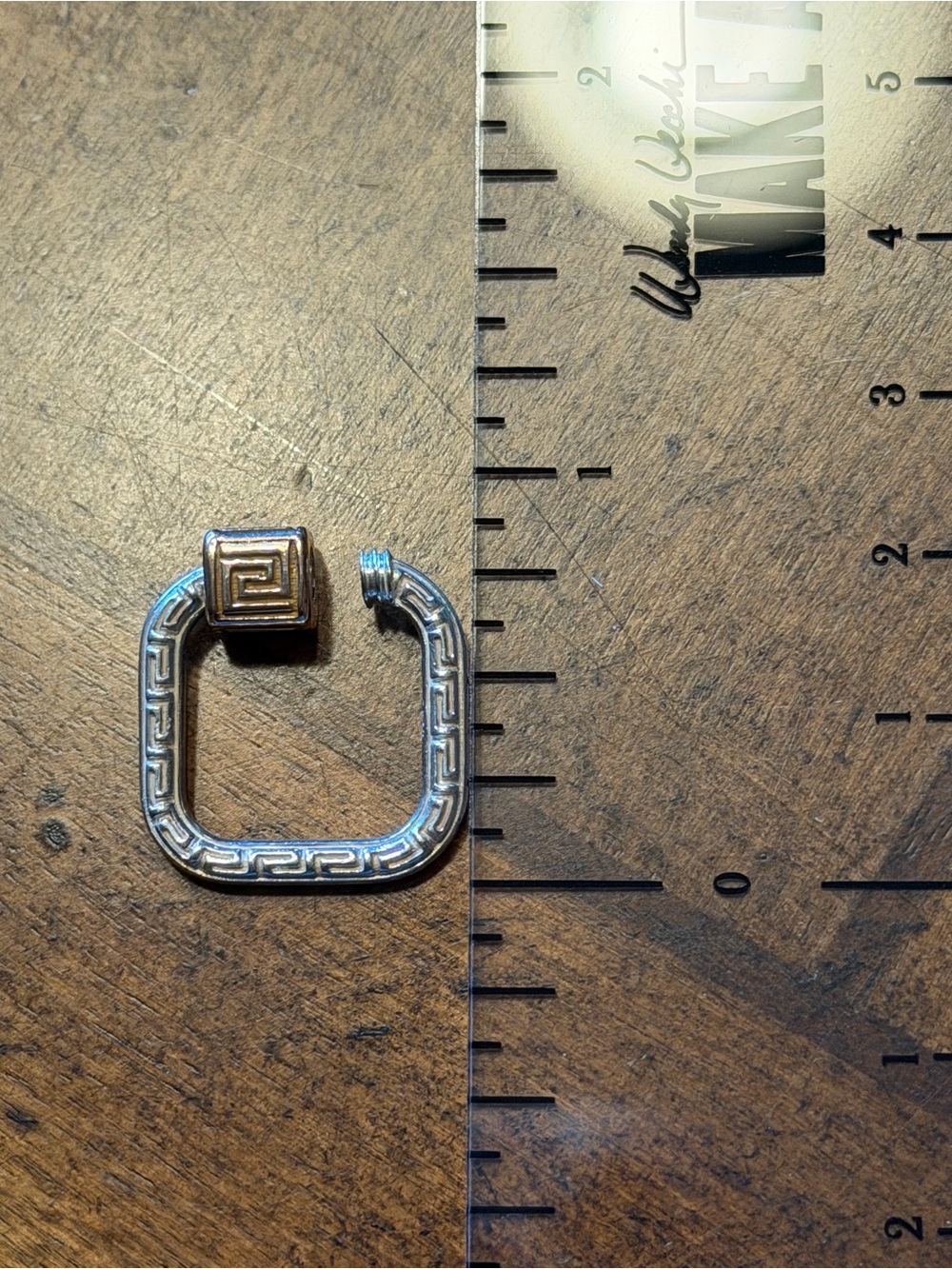 Marla Aaron Mixed Metal Meander Lock